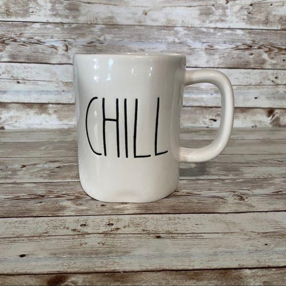 New Rae Dunn Chill Coffee Mug LL
